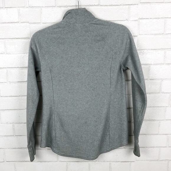 Old Navy Active Gray Microfleece Mock Neck Zip Up Jacket Size XS - Picture 3 of 8